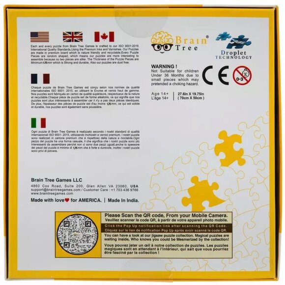 Jigsaw Puzzle 1,000 Piece Cozy Porch 27.6" x 19.8" Ultra Premium White Board - Picture 2 of 3